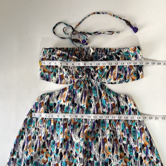 BY ANTHROPOLOGIE BEADED MINI DRESS SIZE L COLOR BLUE NWT - Picture 9 of 12